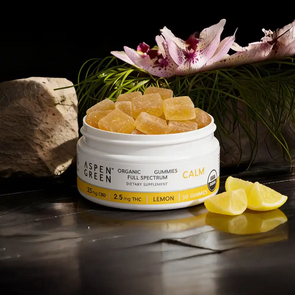 Jar of Calm Gummies by Aspen Green