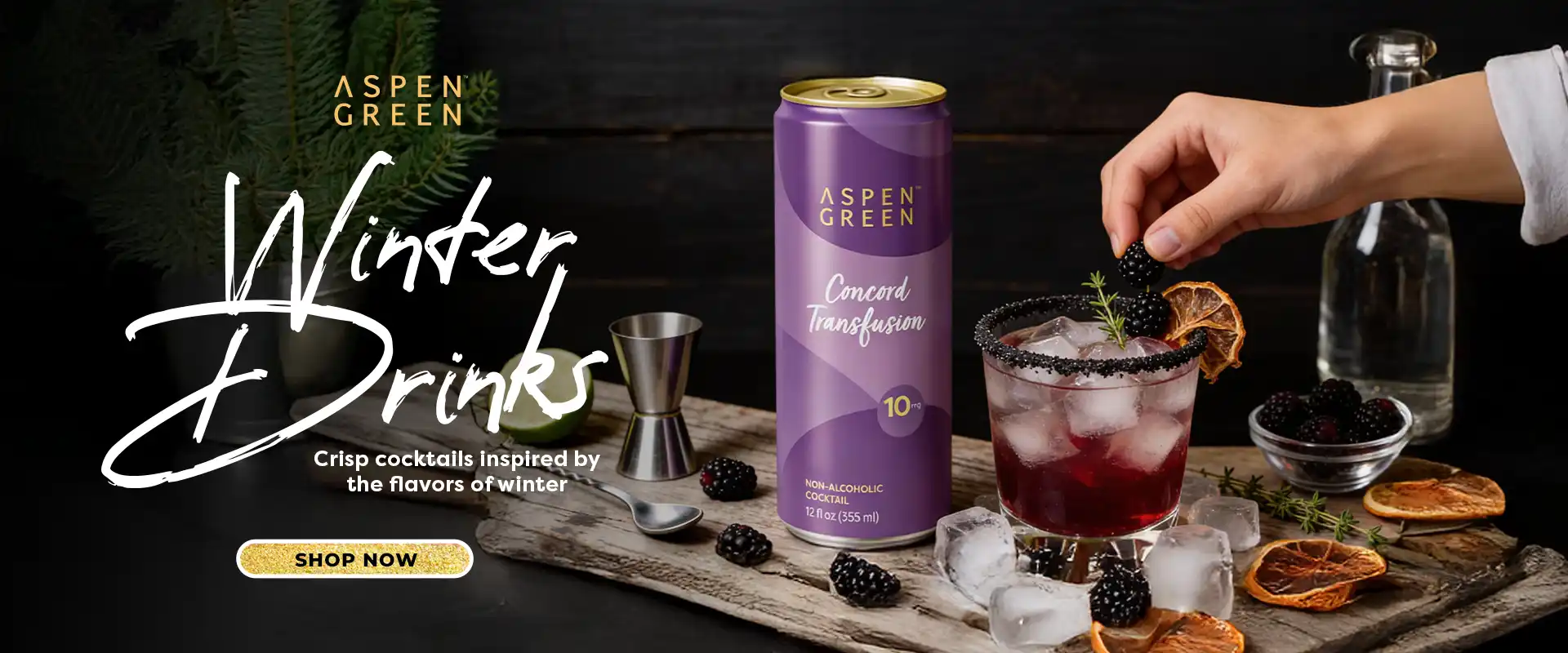 Winter Drinks - Crisp cocktails inspired by the flavors of winter